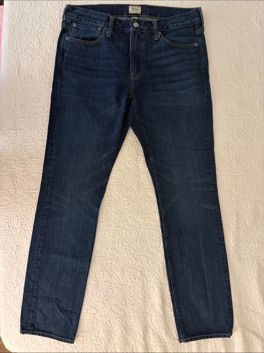 J. Crew Men's Dark Blue Skinny Jeans